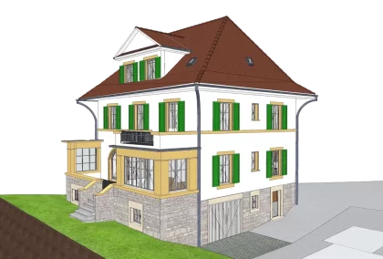 Dessin Suisse | Relevé de bâtiment 3D - NOS RÉALISATIONS